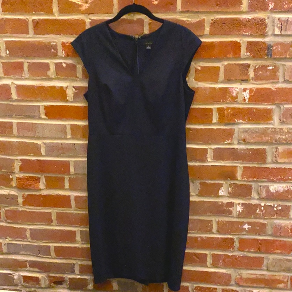 Ann Taylor Navy Blue Business Dress